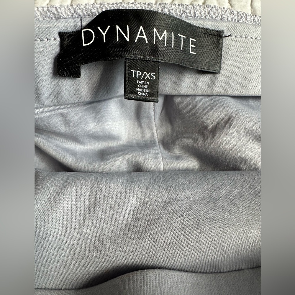 Dynamite Silver Sequin Strapless Bodycon Tube Dress Size XS - Picture 11 of 11